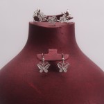 Fligree Butterfly Silver Set