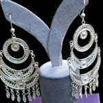 The Filigree Silver Earrings