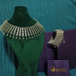 Silver Urfa Discharge Jewelry Set