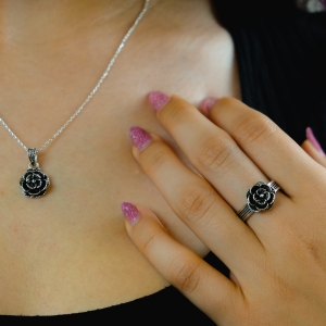 Rose Model Silver Set