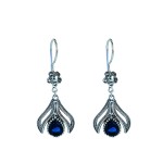 Silver Set with Root Sapphire Stone